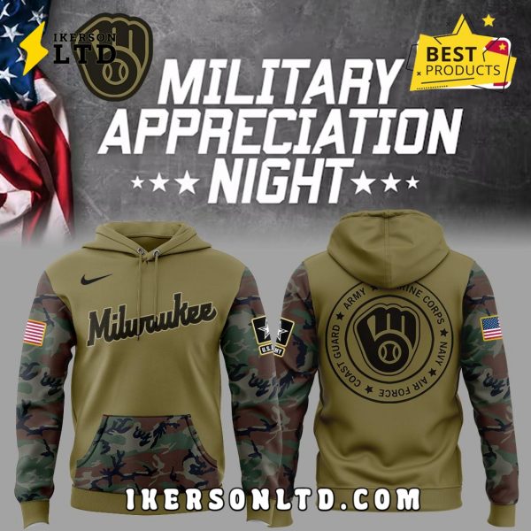 Brewers x Military Appreciation Night 2025 Hoodie
