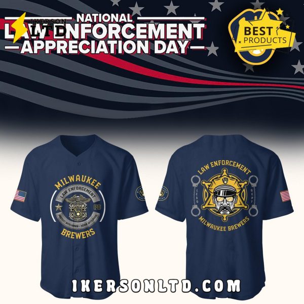 Brewers x National Law Enforcement Appreciation Day Baseball Jersey