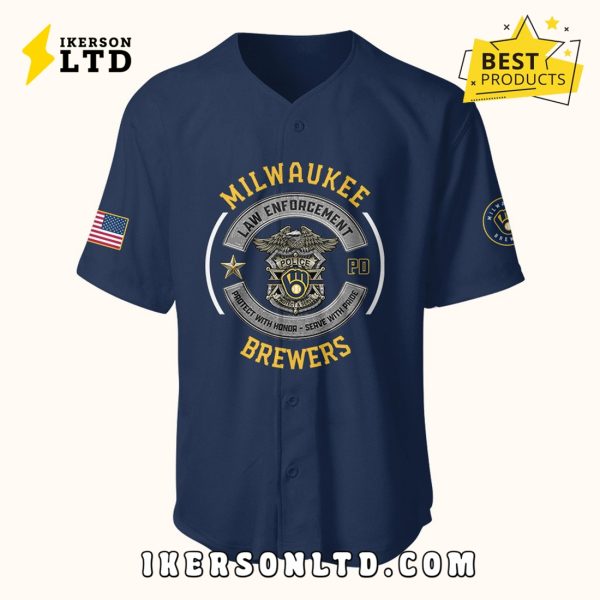 Brewers x National Law Enforcement Appreciation Day Baseball Jersey