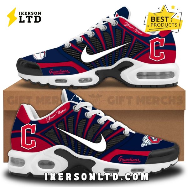 Cleveland Guardians Custom MLB Air Max Plus Sneakers