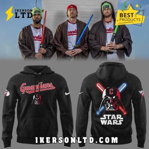 Cleveland Guardians MLB Star Wars Night Black Hoodie