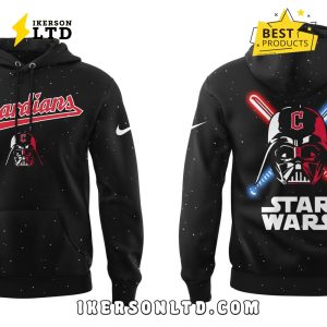 Cleveland Guardians MLB Star Wars Night Black Hoodie
