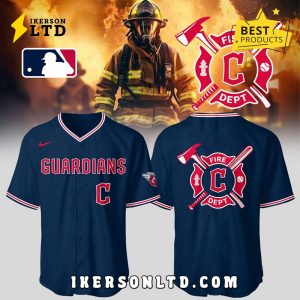Cleveland Guardians x 2025 Firefighter Appreciation Night Baseball Jersey
