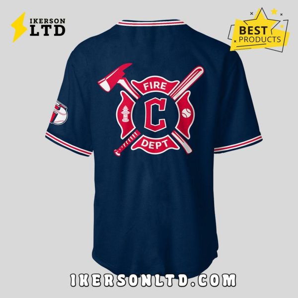 Cleveland Guardians x 2025 Firefighter Appreciation Night Baseball Jersey