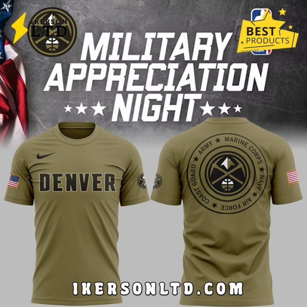 Denver Nuggets x 2025 Military Appreciation Night Hoodie