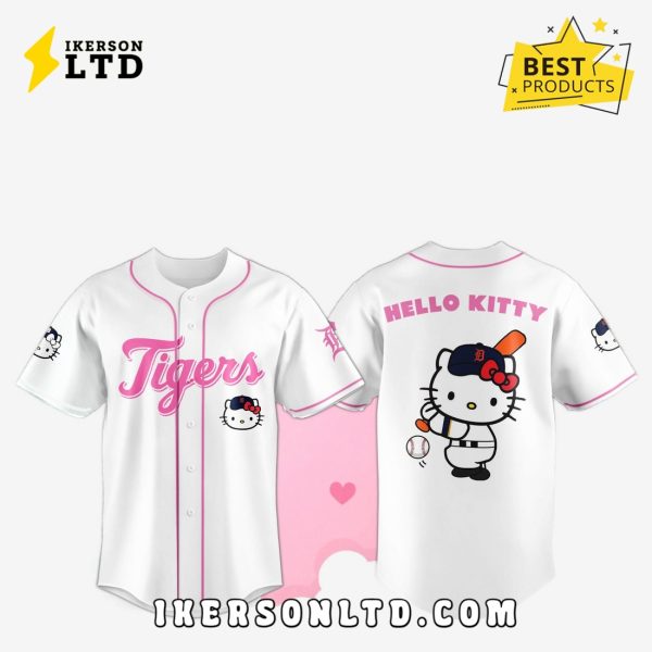 Detroit Tigers x Hello Kitty Game Night Baseball Jersey