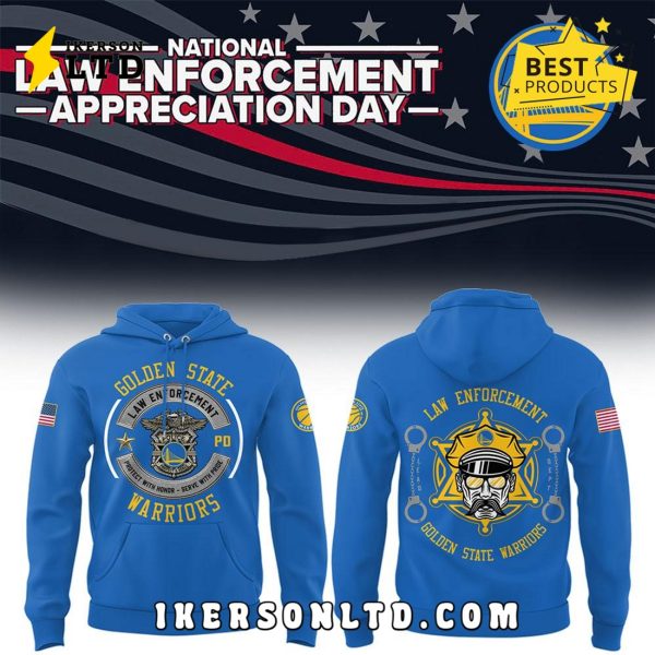 Golden State Warriors x 2025 Low Enforcement Appreciation Hoodie