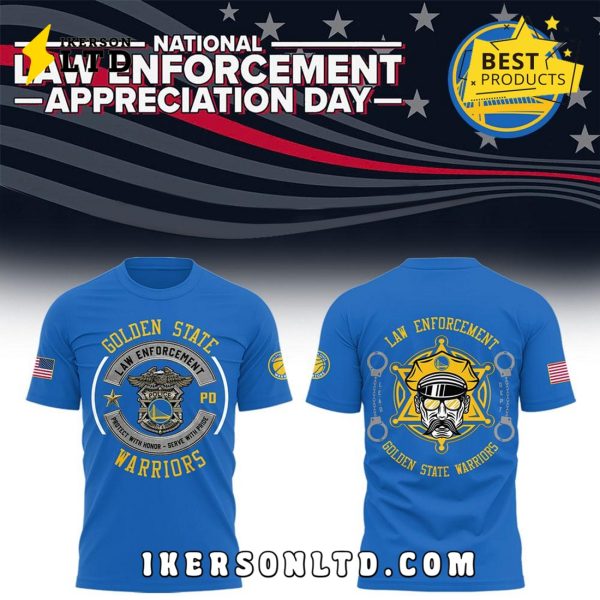 Golden State Warriors x 2025 Low Enforcement Appreciation Hoodie