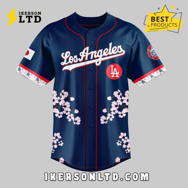 LA Dodgers x Japanese Heritage Night 2025 Baseball Jersey