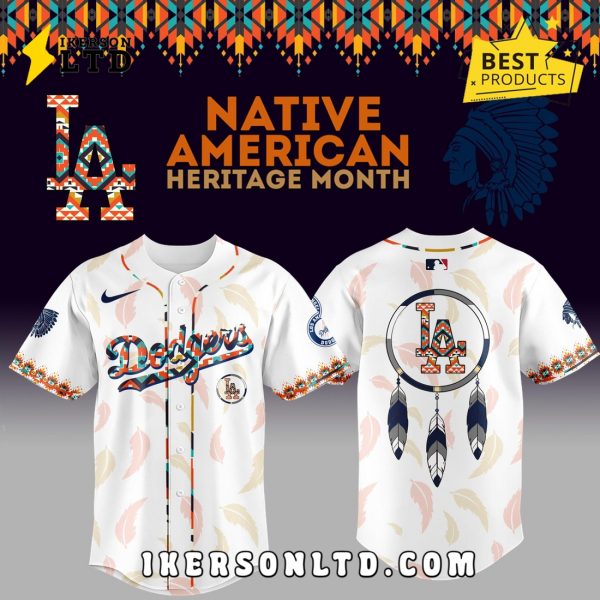 LA Dodgers x Native American Heritage Night 2025 Baseball Jersey