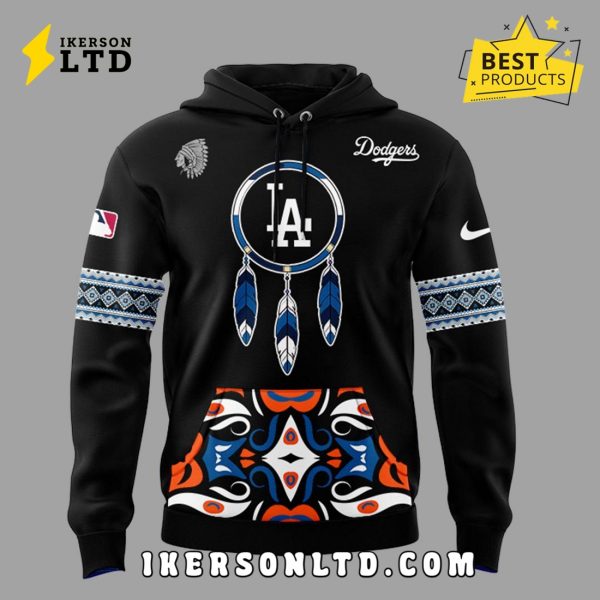 LA Dodgers x Native American Heritage Night Black Hoodie