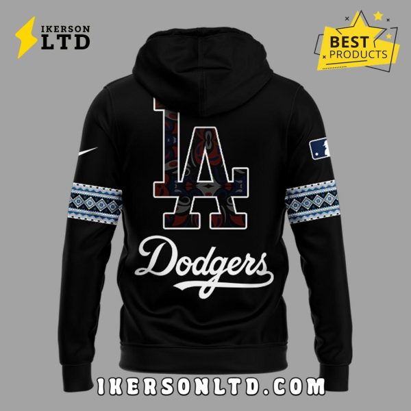 LA Dodgers x Native American Heritage Night Black Hoodie