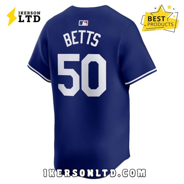 LA Mookie Betts Royal Alternate Replica Player Baseball Jersey