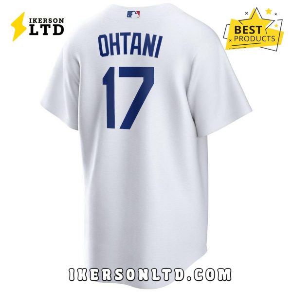LA Shohei Ohtani Home Replica Player White Baseball Jersey
