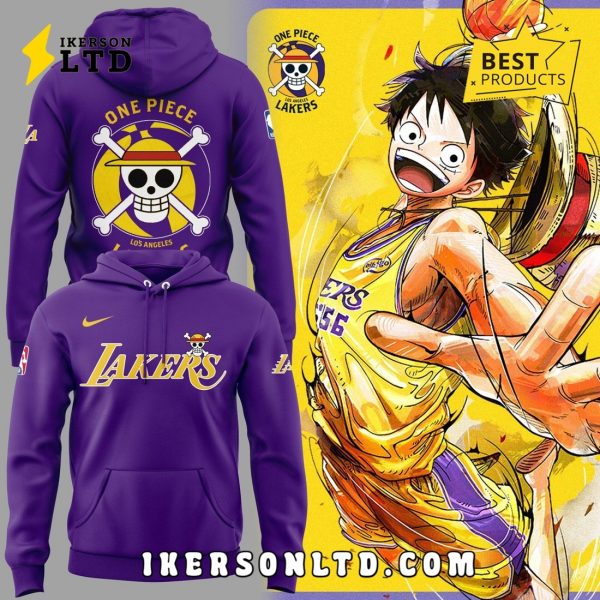 Los Angeles Lakers x One Piece Night Gift For Fans Hoodie