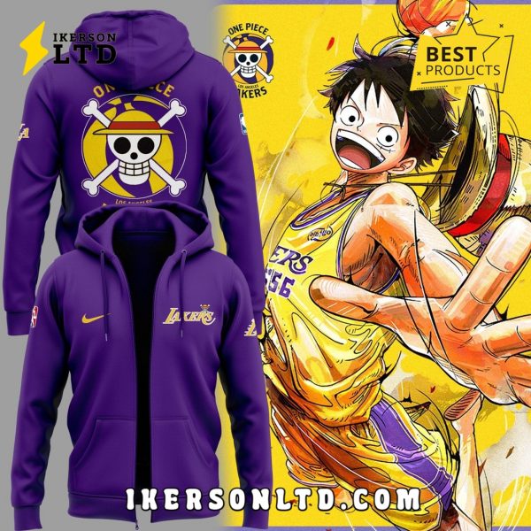 Los Angeles Lakers x One Piece Night Gift For Fans Hoodie