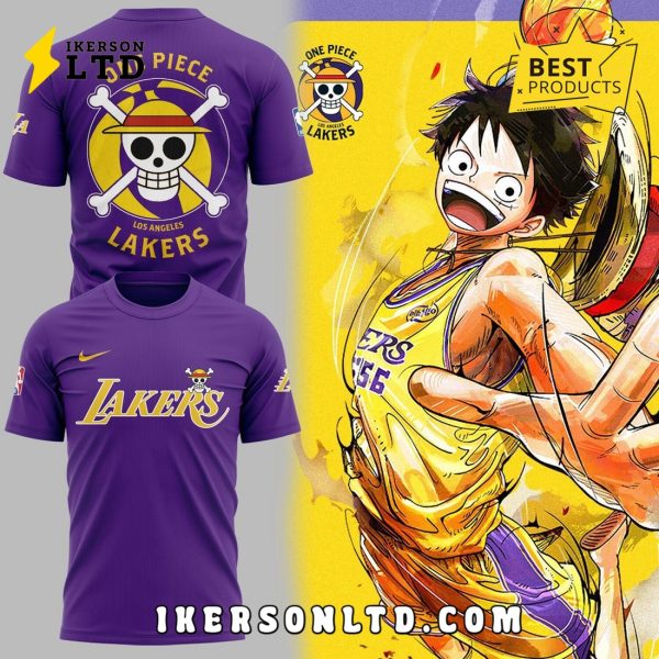 Los Angeles Lakers x One Piece Night Gift For Fans Hoodie