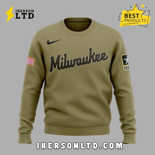Milwaukee Brewers x 2025 Military Appreciation Night Hoodie