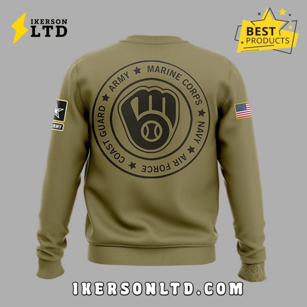 Milwaukee Brewers x 2025 Military Appreciation Night Hoodie