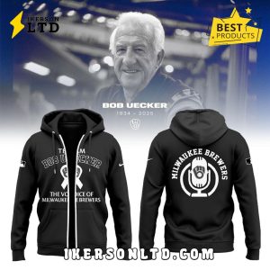 Milwaukee Brewers x Bob Uecker The Black Legend Hoodie
