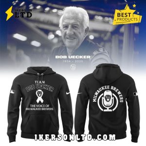 Milwaukee Brewers x Bob Uecker The Black Legend Hoodie