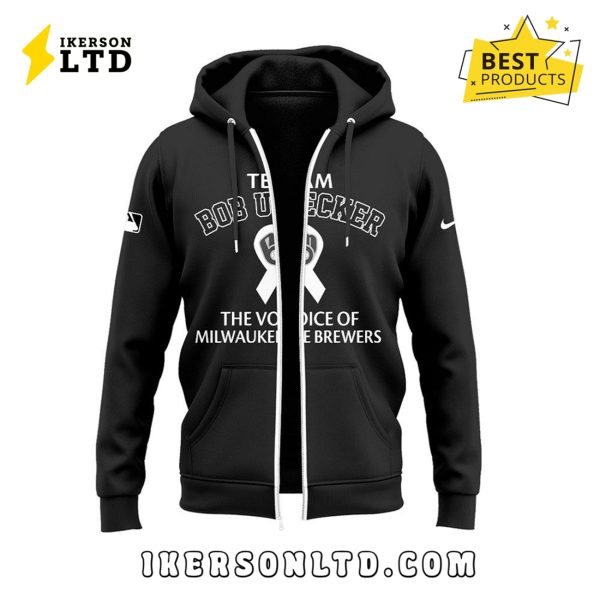 Milwaukee Brewers x Bob Uecker The Black Legend Hoodie