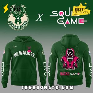 Milwaukee Bucks x Squid Game Green Hoodie