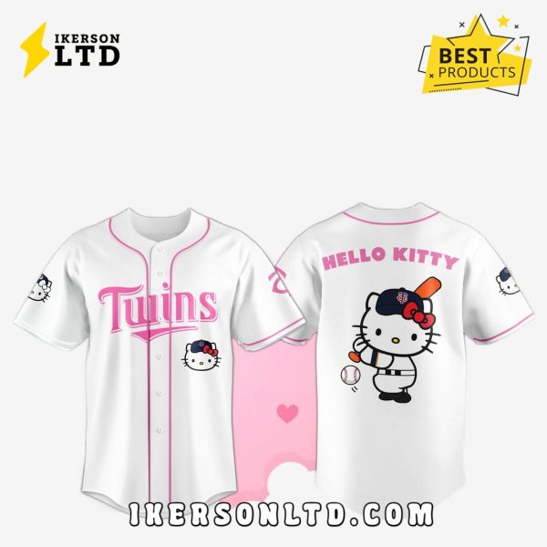 Minnesota Twins x Hello Kitty Game Night Baseball Jersey