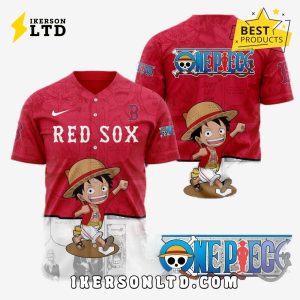 MLB Boston Red Sox x One Piece Baseball Jersey