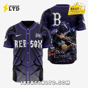 MLB Boston Red Sox x Solo Leveling Baseball Jersey