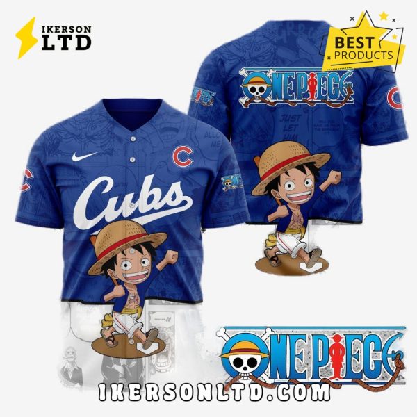 MLB Chicago Cubs x One Piece Baseball Jersey