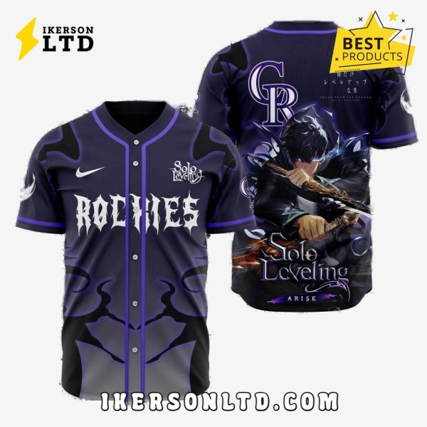MLB Colorado Rockies x Solo Leveling Baseball Jersey