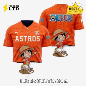 MLB Houston Astros x One Piece Baseball Jersey
