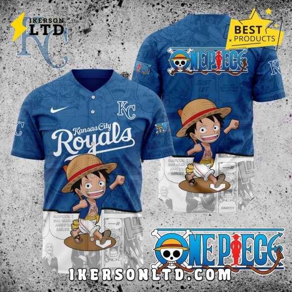 MLB Kansas City Royals x One Piece Baseball Jersey