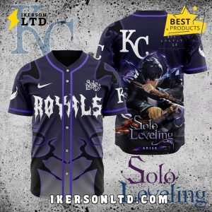MLB Kansas City Royals x Solo Leveling Baseball Jersey