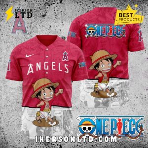 MLB Los Angeles Angels x One Piece Baseball Jersey