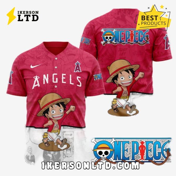 MLB Los Angeles Angels x One Piece Baseball Jersey