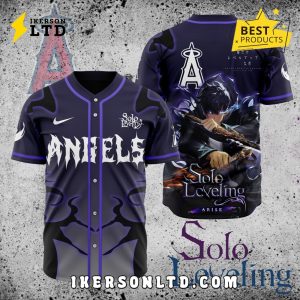 MLB Los Angeles Angels x Solo Leveling Baseball Jersey