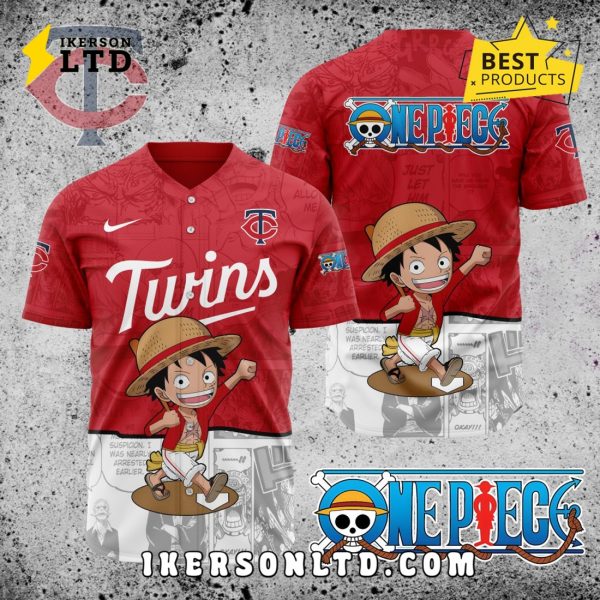 MLB Minnesota Twins x One Piece Baseball Jersey