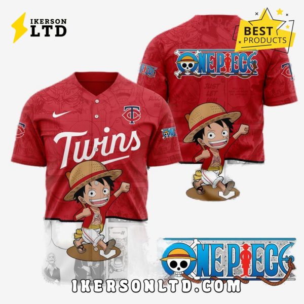 MLB Minnesota Twins x One Piece Baseball Jersey
