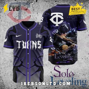 MLB Minnesota Twins x Solo Leveling Baseball Jersey