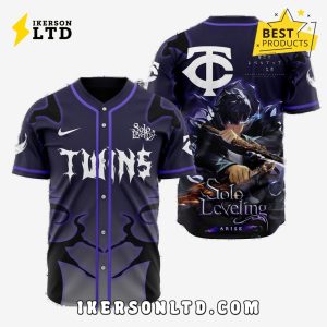 MLB Minnesota Twins x Solo Leveling Baseball Jersey