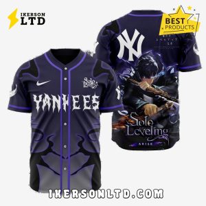 MLB New York Yankees x Solo Leveling Baseball Jersey