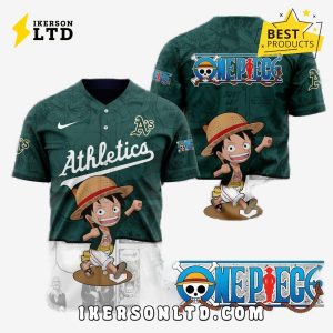 MLB Oakland Athletics x One Piece Baseball Jersey