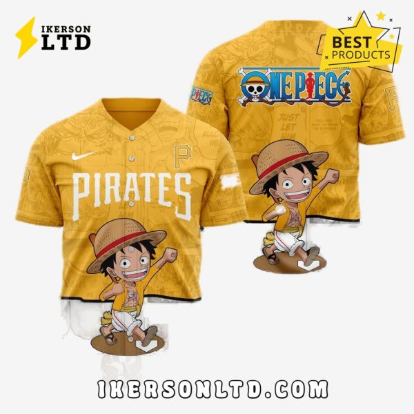 MLB Pittsburgh Pirates x One Piece Baseball Jersey