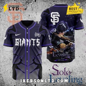 MLB San Francisco Giants x Solo Leveling Baseball Jersey
