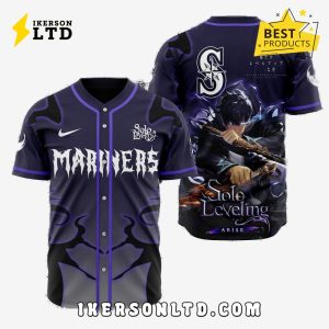 MLB Seattle Mariners x Solo Leveling Baseball Jersey