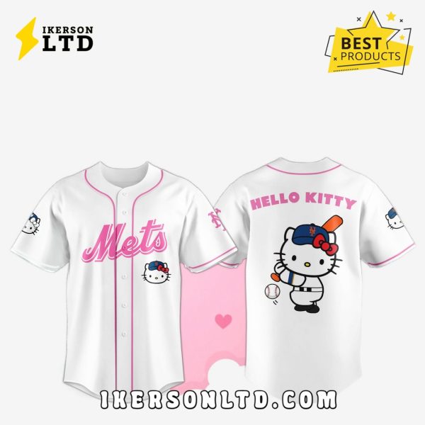 New York Mets x Hello Kitty Game Night Baseball Jersey