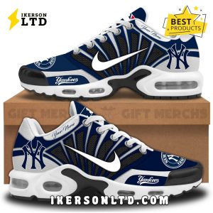 New York Yankees Custom MLB Air Max Plus Sneakers