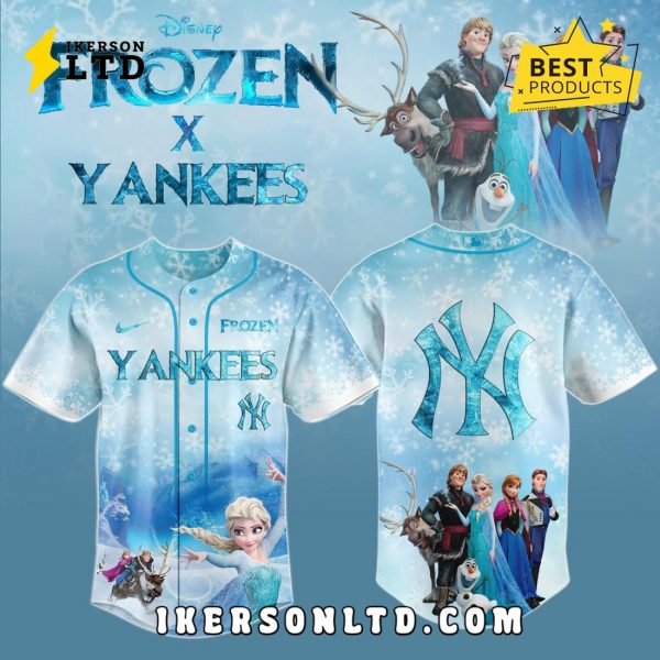 New York Yankees MLB Frozen 2025 Baseball Jersey